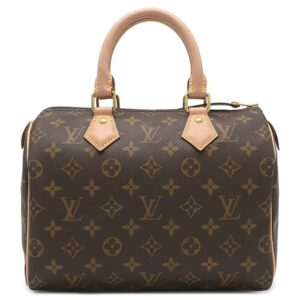 ルイヴィトン LOUIS VUITTON ハンドバッグ スピーディ 25 モノグラムキャンバス モノグラム ゴールド金具 茶 M41109 MB3210 【箱】 【中古】