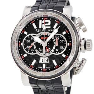 グラハム GRAHAM シルバーストーン ルフィールド GMT 2BLAH.B03A 未使用 フライバック クロノグラフ 限定 メンズ 腕時計自動巻き グレー 【中古】