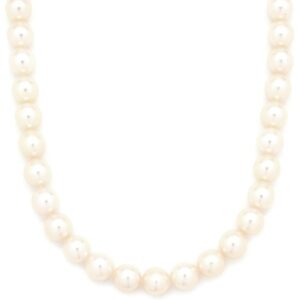 TASAKI TASAKI ネックレス 8.0mm パール パールホワイト×ホワイトゴールド 真珠 K14WG 一連 一重 【箱】 【中古】