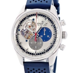 ゼニス ZENITH エルプリメロ クロノマスター オープン 1969 03.2040.4061/69.C496 シルバー タキメーター メンズ 腕時計自動巻き シルバー 【中古】中古美品