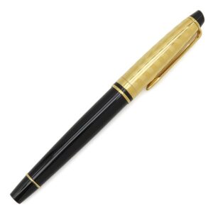 ウォーターマン WATERMAN 万年筆 エキスパート デラックス オペラGT SE ラッカー 真鍮 ステンレススティール(ペン先) ブラック×YG F(細字) 2225133 【中古】