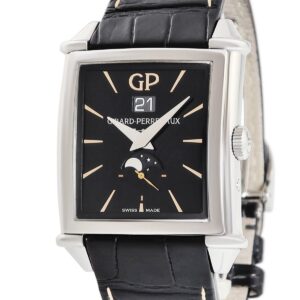 ジラールペルゴ GIRARD PERREGAUX ヴィンテージ1945 インフィニティエディション 25882-11-631-BB6B ラージデイト 限定 メンズ 腕時計自動巻き ブラック 【中古】中古美品