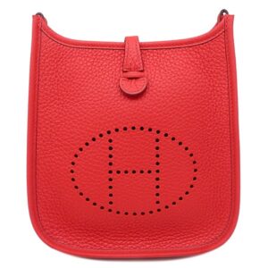 エルメス HERMES ショルダーバッグ エヴリン TPM 16 ロング アマゾン トリヨンクレマンス ルージュラデュー シルバー金具 新品 未使用 2025年製 K 【箱】 【中古】未使用保管品