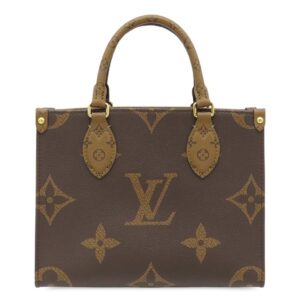 【★3％OFFクーポン】ルイヴィトン LOUIS VUITTON 2WAYバッグ オンザゴー PM モノグラムキャンバス モノグラムリバースキャンバス モノグラムリバース ゴールド金具 ショルダー ハンドバッグ M46373 RFID 【中古】新品同様品