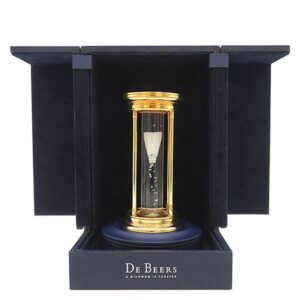 デビアス DE BEERS オブジェ ミレニアム アワーグラス 世界2000個限定 ゴールド ダイヤモンド2000粒 【中古】中古美品