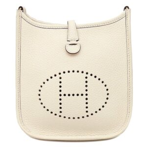 エルメス HERMES ショルダーバッグ エヴリン TPM 16 トリヨンクレマンス ナタ シルバー金具 アイボリー エブリン B 【保存袋】 【中古】新品同様品
