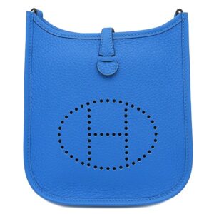 エルメス HERMES ショルダーバッグ エヴリンTPM トリヨンクレマンス ブルーイドラ シルバー金具 青 2024年製 W 【箱】 【中古】