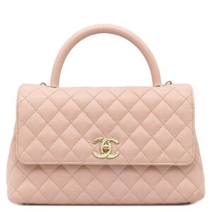 シャネル CHANEL 2WAYバッグ ココハンドル 29 キャビアスキン ピンク ゴールド金具 トップハンドル A92991 ランダムシリアル 【箱】 【中古】中古美品