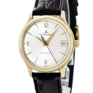 ジャガールクルト JAEGER LECOULTRE マスター コントロール 145.1.89 145.140.892N K18YG無垢 シルバー アラビア メンズ 腕時計自動巻き シルバー 【中古】