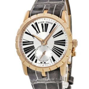 ロジェデュブイ ROGER DUBUIS エクスカリバー 36 DBEX0461 K18PG無垢 シルバー スモールセコンド メンズ 腕時計自動巻き シルバー 【中古】