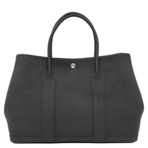 エルメス HERMES トートバッグ ガーデンパーティー PM 36 ネゴンダ ブラック シルバー金具 黒 オールレザー 2026年製 G 【箱】 【中古】新品同様品