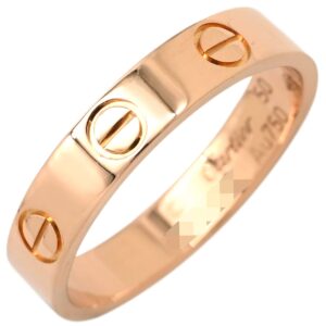 カルティエ Cartier リング 指輪 ミニラブリング ピンクゴールド #50(JP10) スモールモデル LOVE Ring 18K 750PG 10号 B4085200 【中古】中古美品