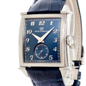 ジラールペルゴ GIRARD PERREGAUX ヴィンテージ1945 XXL スモールセコンド 25880-11-421-BB4A ブルー アラビア メンズ 腕時計自動巻き ブルー 【中古】