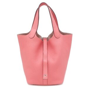 エルメス HERMES ハンドバッグ ピコタンロックPM トリヨンクレマンス ローズアザレ シルバー金具 A刻印 【箱】 【中古】