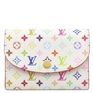 ルイヴィトン LOUIS VUITTON コインケース LV × TM ポルトモネ ロザリ モノグラムキャンバス マルチカラー ゴールド金具 カードケース 村上隆 M13399 RFID 【箱】 【中古】未使用保管品