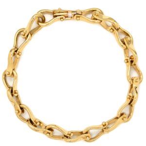 ティファニー Tiffany & Co ブレスレット チェーン ブレス イエローゴールド イエローゴールド 585 14K YG 【中古】中古美品