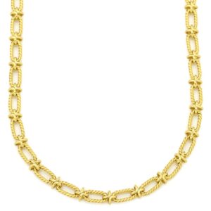 ティファニー Tiffany & Co ネックレス ヴィンテージ チェーン ロングネックレス イエローゴールド 18K 750 YG 【中古】中古美品