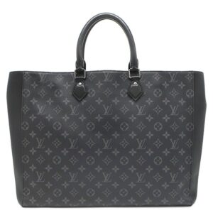 【★3%OFFクーポン】ルイヴィトン LOUIS VUITTON トートバッグ グラン サック モノグラムエクリプス モノグラムエクリプス シルバー金具 M44733 RFID 【中古】中古品