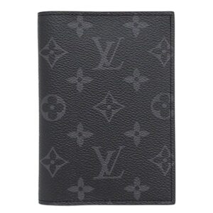 【★3％OFFクーポン】ルイヴィトン LOUIS VUITTON パスポートケース クーヴェルテュール パスポール NM モノグラムエクリプス モノグラムエクリプス M64501 RFID 【中古】未使用保管品