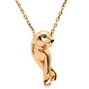 カルティエ Cartier ネックレス パンテール ドゥ カルティエ ネックレス ピンクゴールド Cartier パンサー 750 18K PG 【保証書】 【中古】