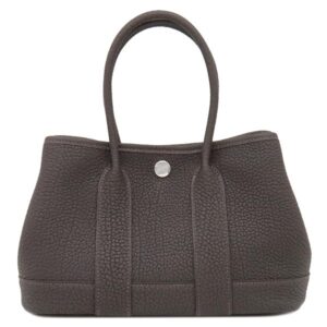 エルメス HERMES トートバッグ ネオ ガーデン23 ネゴンダ ベブラン シルバー金具 新品 未使用 茶 オールレザー 2026年製 G 【箱】 【中古】未使用保管品
