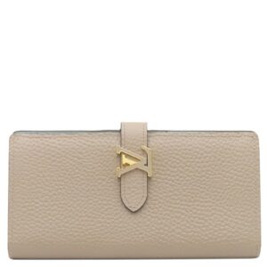 ルイヴィトン Louis Vuitton 長財布 LV ヴェルティカル ウォレット レザー トリヨンレザー ガレ×アクア ゴールド金具 二つ折り バイカラー M81367 RFID 【中古】