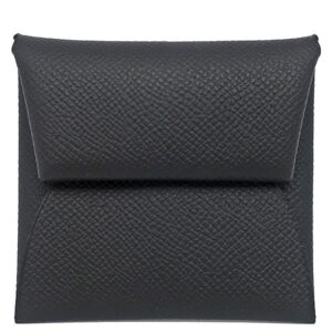 エルメス HERMES コインケース バスティア ヴォーエプソン ブラック シルバー金具 黒 B 【箱】 【中古】未使用保管品