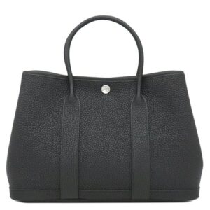 エルメス HERMES トートバッグ ガーデンパーティーTPM 30 ネゴンダ ブラック シルバー金具 新品 未使用 黒 オールレザー 2026年製 G 【箱】 【中古】未使用保管品