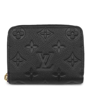 【★3％OFFクーポン】ルイヴィトン LOUIS VUITTON コインケース ジッピー コイン パース モノグラムアンプラント ブラック ゴールド金具 小銭入れ ミニ財布 黒 M60574 RFID 【箱】 【中古】中古美品