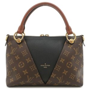 ルイヴィトン LOUIS VUITTON 2WAYバッグ Vトート BB モノグラムキャンバス ノワール ゴールド金具 茶 黒 ハンドバッグ ショルダーバッグ M43976 CA3118 【中古】