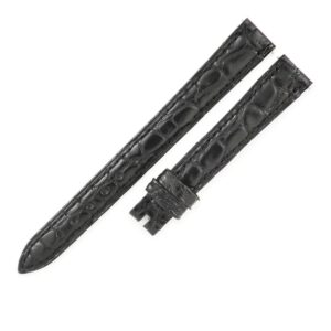 フランクミュラー FRANCK MULLER 腕時計パーツ トノウカーベックス 2250 2251用 クロコバンド クロコダイル ブラック 新品同様 純正 替え ベルト 交換 12mm ブラック 黒 【中古】新品同様品
