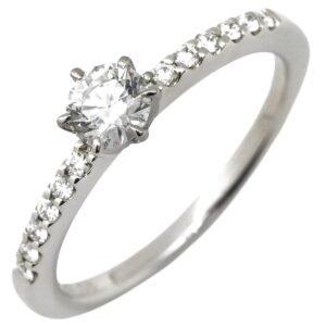 ロイヤルアッシャー ROYAL ASSCHER DIAMOND リング 指輪 エラ ブライダル プラチナシルバー プラチナ Pt950 ダイヤ VS1 ハーフエタニティ 8号 ERA688 【中古】中古美品