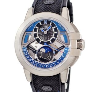 ハリーウィンストン Harry Winston オーシャン プロジェクト Z13 OCEAMP42ZZ001 合金 レトログラード式デイト 限定 メンズ 腕時計自動巻き シルバー 【中古】中古美品