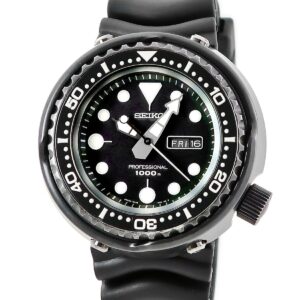 セイコー SEIKO プロスペックス マリーンマスター プロフェッショナル 1000 SBBN013 7C46-0AA0 黒 メンズ 腕時計クオーツ ブラック 【中古】