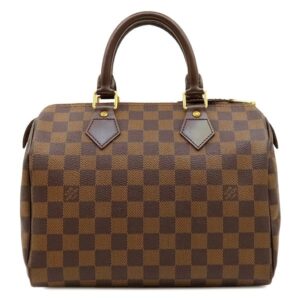 ルイヴィトン LOUIS VUITTON ハンドバッグ スピーディ25 ダミエキャンバス ダミエエベヌ ゴールド金具 茶 ボストンバッグ 鍵・パッドロック欠品 N41365 SP0038 【保存袋】 【中古】中古美品