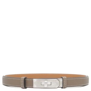 エルメス HERMES ベルト ケリー 18 ヴォーエプソン エトゥープ シルバー金具 新品 未使用 グレージュ ターンロック 2026年製 G 【箱】 【中古】