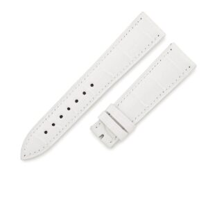 ブランパン BLANCPAIN 腕時計パーツ 純正 クロコバンド クロコダイル ホワイト 新品同様 替え スペア ベルト 交換 18mm クロコダイル ホワイト 【中古】新品同様品