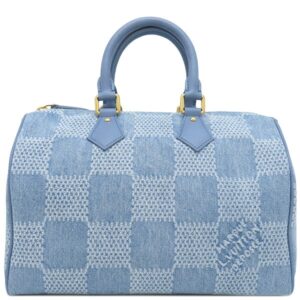 ルイヴィトン LOUIS VUITTON 2WAYバッグ スピーディ バンドリエール30 ダミエデニム3Dコットンキャンバス デニムブルー ゴールド金具 青 ボストン ハンドバッグ ショルダー N00203 RFID 【保存袋】 【中古】