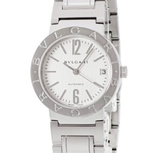 ブルガリ BVLGARI ブルガリブルガリ BB33SS BB33WSSD/N シルバー バー アラビア デイト メンズ レディース 腕時計自動巻き シルバー 【中古】中古美品