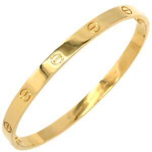 カルティエ Cartier ブレスレット LOVE ラブブレスレット クラシックモデル 新型 イエローゴールド #20 Au750 18K 18金 バングル B6067520 【保証書】 【中古】