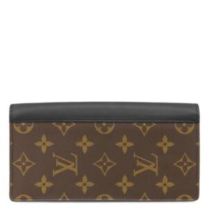 【★3％OFFクーポン】ルイヴィトン LOUIS VUITTON 長財布 ポルトフォイユ ブラザ モノグラムマカサー モノグラムマカサー シルバー金具 茶 黒 二つ折り財布 M69410 RFID 【箱】 【中古】中古美品