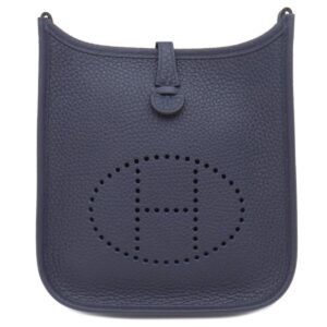 エルメス HERMES ショルダーバッグ エヴリンTPM トリヨンクレマンス ブルーニュイ シルバー金具 紺 W刻印(2024年製) 【箱】 【中古】