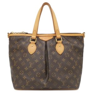 【★3％OFFクーポン】ルイヴィトン LOUIS VUITTON 2WAYバッグ パレルモ PM モノグラムキャンバス モノグラム ゴールド金具 茶 ハンドバッグ ショルダー M40145 SR2008 【中古】中古美品
