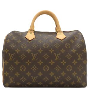 ルイヴィトン LOUIS VUITTON ハンドバッグ スピーディ 30 モノグラムキャンバス モノグラム ゴールド金具 茶 ミニボストン M41526 DU1006 【中古】