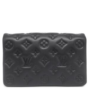 ルイヴィトン LOUIS VUITTON 2WAYバッグ ポシェットクッサン ラムスキン ブラック ゴールド金具 黒 チェーンショルダー クラッチ M82116 RFID 【保存袋】 【中古】