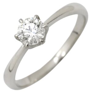 タサキ TASAKI リング 指輪 ソリティア ダイヤモンド プラチナシルバー TASAKI プラチナ Pt900 1石 1粒 6本立爪 エンゲージ ブライダル 9号 【中古】中古品