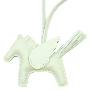 エルメス HERMES バッグチャーム ロデオPM ペガサス アニョーミロ ヴェールフィズ 薄緑 ソーヴェールフィズ 単色 B 【箱】 【中古】未使用保管品