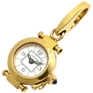カルティエ Cartier チャーム ウォッチ チャーム イエローゴールド Cartier Au750 K18YG 時計モチーフ Charm 【中古】