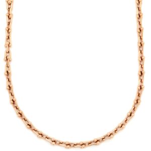ティファニー Tiffany & Co ネックレス ハードウェア マイクロリンク ピンクゴールド Tiffany&Co. 73584477 【箱】 【中古】