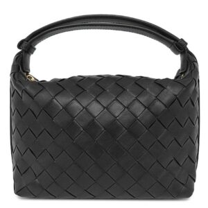 ボッテガヴェネタ BOTTEGA VENETA ショルダーバッグ ウォレス カーフ ブラック ゴールド金具 ハンドバッグ 肩掛け 黒 【中古】中古美品